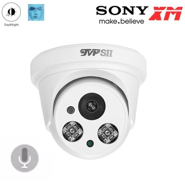 

cameras 8mp,5mp,4mp,1080p white plastic two array leds audio indoor hemisphere dome face detection ahd cctv security camera1