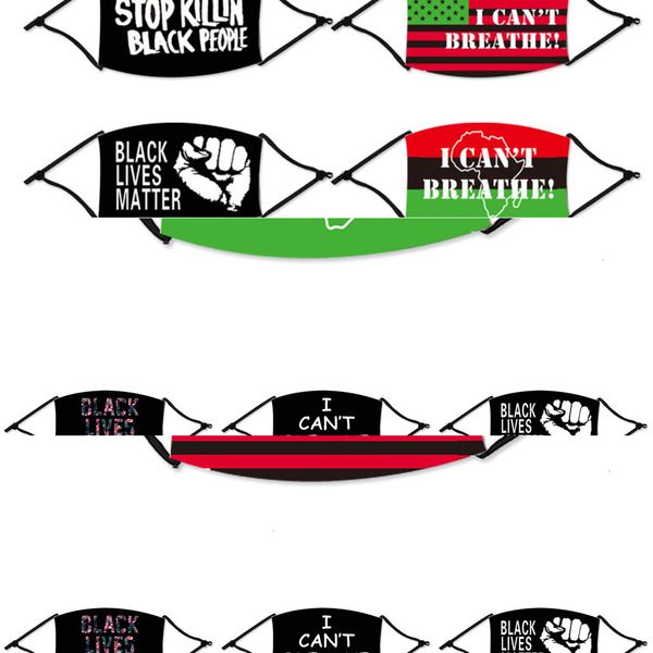 

u3fntu designer i cant breathe face washable black lives matter masks fashion mask with filter 9 n