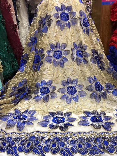 

ribbon african lace fabric 2021 swiss tulle embroidery j3665, Pink;blue