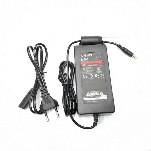 UE US Slim Adapador CA carregador de cabo de alimentação fornecimento de cabo para Sony Playstation PS2 70000 Console
