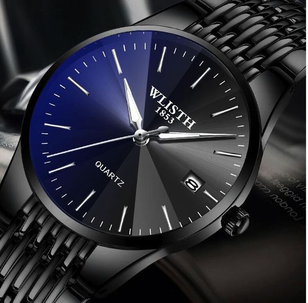 2021 роскошь WLISTH мужские часы верхний бренд роскошные мужские часы деловые часы мужчина кварцевые ультра тонкие наручные часы мужские часы Relogio Masculino