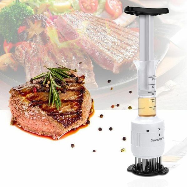 

meat tenderizer needle cooking accessories stainless steel blades for beef steak syringe kitchen gadgets me jllklk