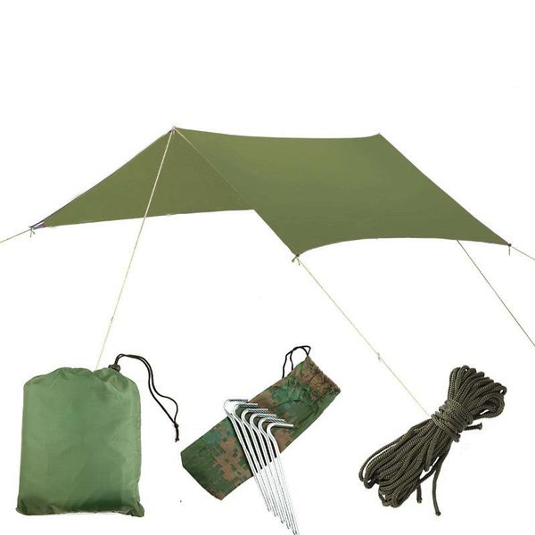 

multifunctional outdoor camping & hiking sunshade tent waterproof floor mat