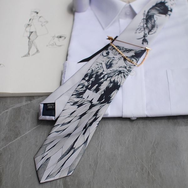 

gravatas homens mulheres meninos 7 cm design original marca seda preto gato gravata para festa de casamento, Blue;purple