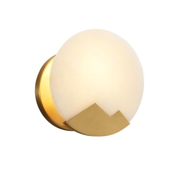 

wall lamp american copper simple living room bedroom study bedside personality