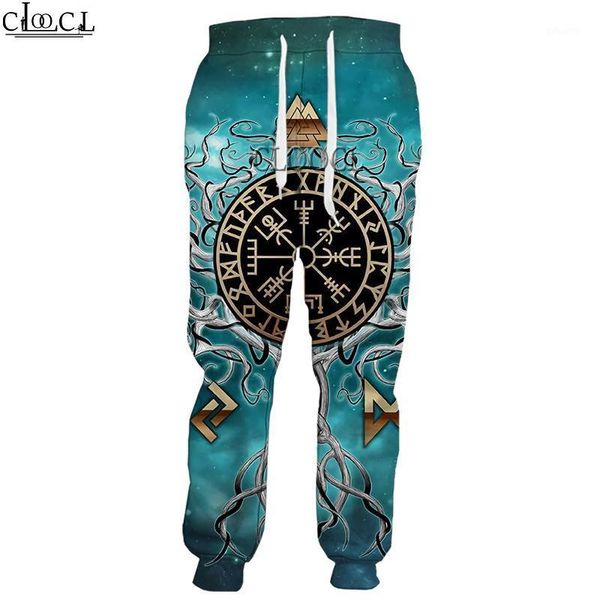 

hx popular viking tattoo 3d print men women autumn fashion casual trousers streetwear sweatpants drop shipping1, Black