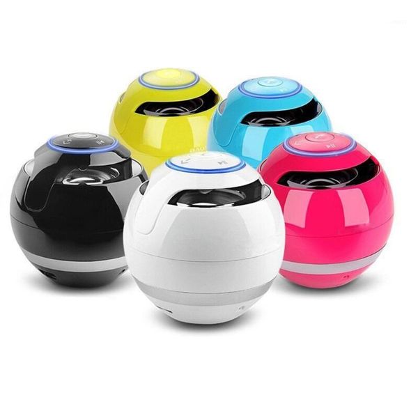 

ball bluetooth speaker with led light portable wireless mini speaker subwoofer with mic fm multicolored ball light1