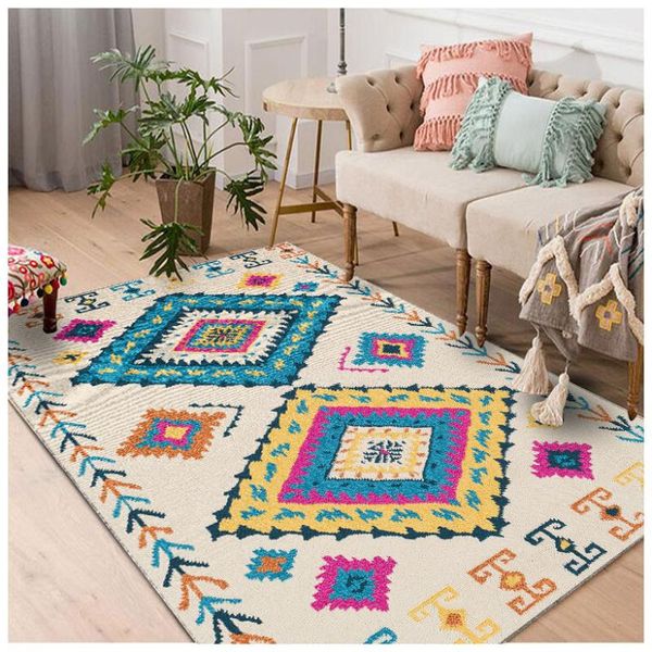 

american style bohemian 3d printed carpets for living room bedroom kids room area rugs colorful floor door mat l home decor