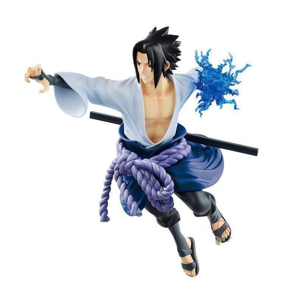 

27cm anime naruto chidori battle uchiha sasuke action figure figurines models toys doll gifts for kids