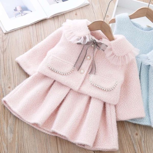 

suit winter new korean bow girls' lace collar coat foreign sle vt thickened cotton clip drs fashion, Red;yellow