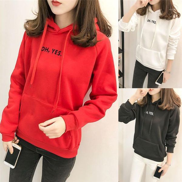 

2018 autumn women hoodie casual long sleeve hooded pullover sweatshirts hooded female jumper five color plus size m-xxl1, Black