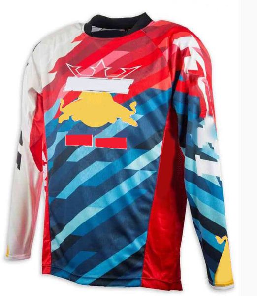 

2021 dakar competition venue off-road shirt long-sleeved t-shirt polyester quick-drying downhill jersey, car fans street running rally cloth