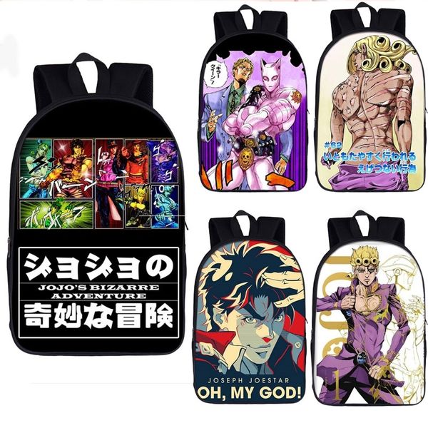

anime jojo bizarre adventure / killer queen рюкзак для подростковых мальчиков детские школьные сумки для ноутбука рюкзак детская книжная сум