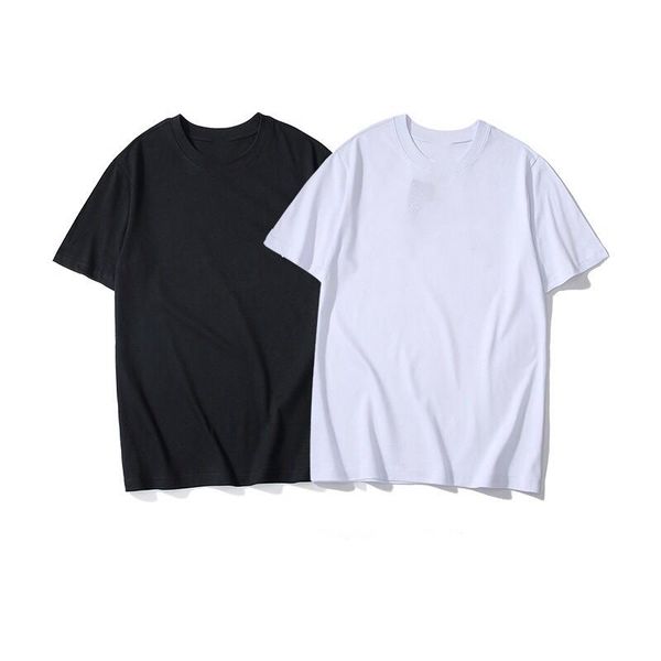 

2020 new summer luxury europe mens embroidery letter t shirt t shirts fashion designer t shirt women street casual, White;black