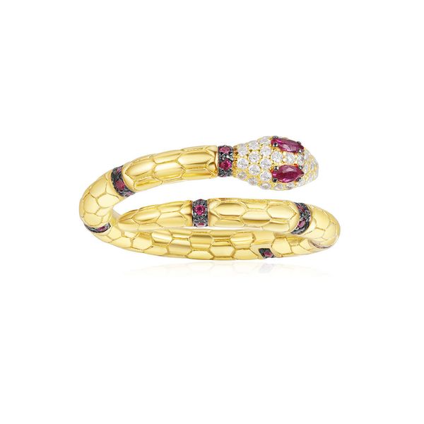 

itenice retro punk snake rings for women personality opening adjustable ring vintage animal jewelry q1218, Golden;silver