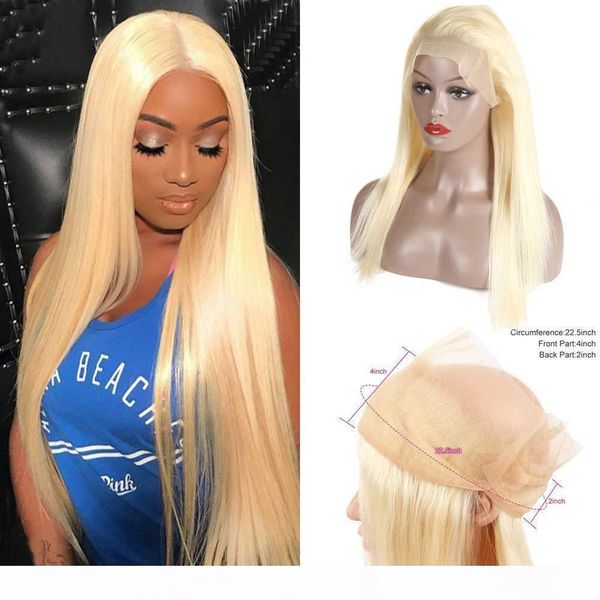 

613 blonde brazilian straight human hair 360 lace frontal andromeda 100% hand tied pre plucked 360 lace frontal with baby hair, Black