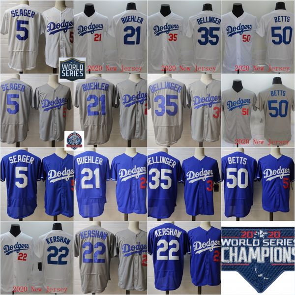 

mens youth 2020ws chamption #5 corey seage #50 mookie betts jersey #22 clayton kershaw #35 cody bellinger #21 walker buehler jersey s-3xl, Black