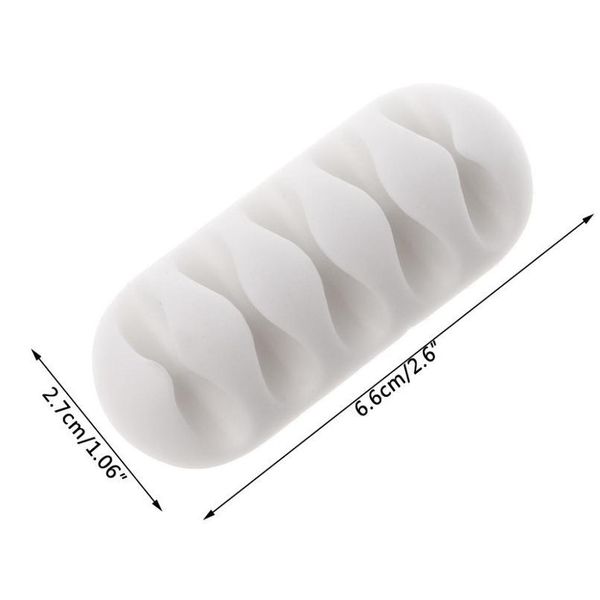 

deskphone cable winder earphone clip charger organizer management wire cord fixer sile holder 5 sl jllvjg