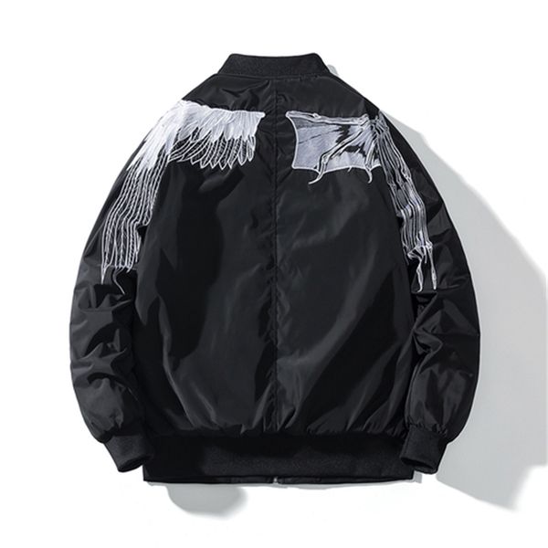 

2021 new street baseball fashionable couple clothes outwear hip hop winter embroidery jacket zfhy w22o, Black;brown