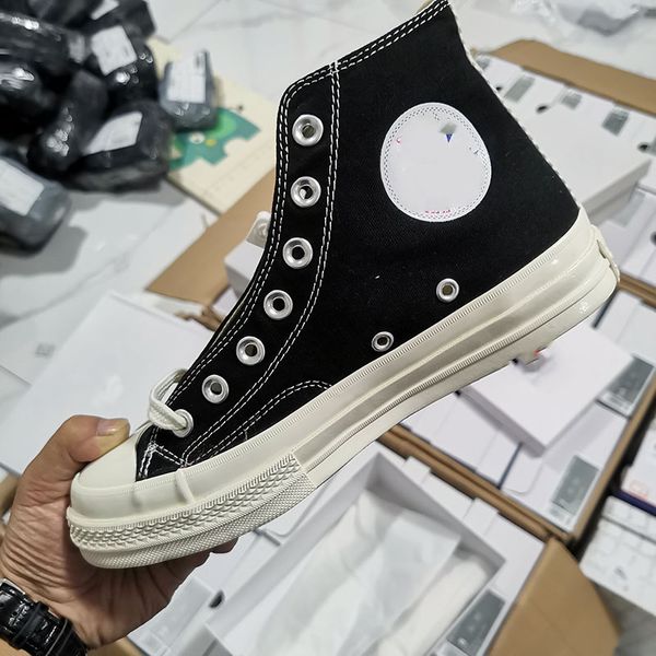 

new luxury classic skate shoes chuck canvas play jointly big eyes high dot heart women men fashion designer sneakers chaussures 36 44