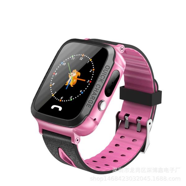 

v6f children's touch screen smart student positioning telephone watch