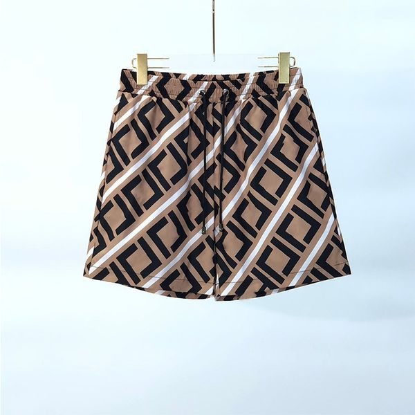 

brown beach shorts stylist summer mens designers fashion short quick drying swimwear printing summer board pants men swim size m-xxxl, White;black