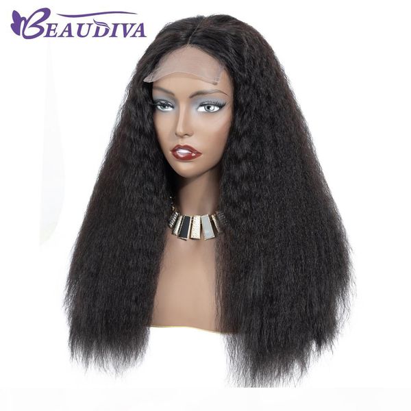 

kinky straight lace closure wig 4*4 inch lace wigs brazilian human hair wigs remy lace closure human hair wigs for women, Black;brown