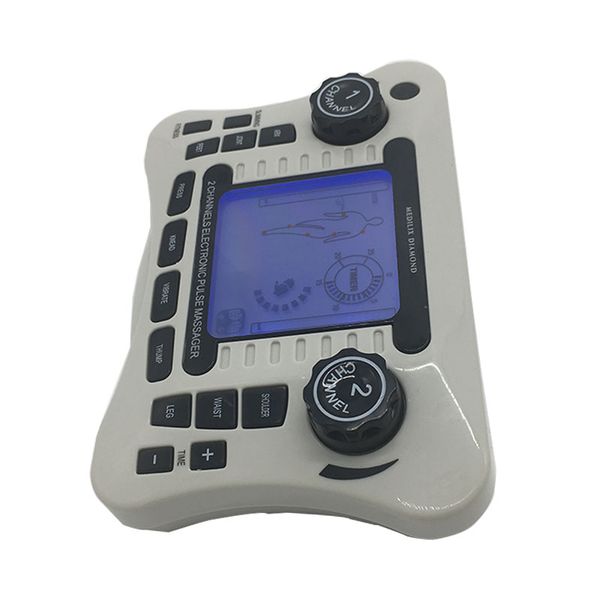 

new electrical dual channel pain relief nerve muscle stimulator tens machine digital therapy massager body knee pain relief 308b