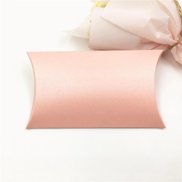 

10pcs natural kraft pilllow shape box for gifts display paper box wedding party candy supply gift packaging box bbykpy