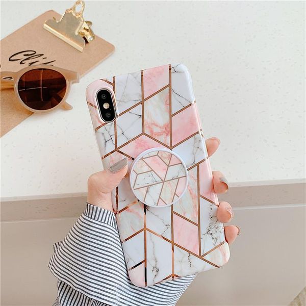 

flykylin plating marble case для huawei p20 pro p30 lite mate 20 30 pro задняя крышка модный держатель стенд imd phone coque wmtkia qpseller