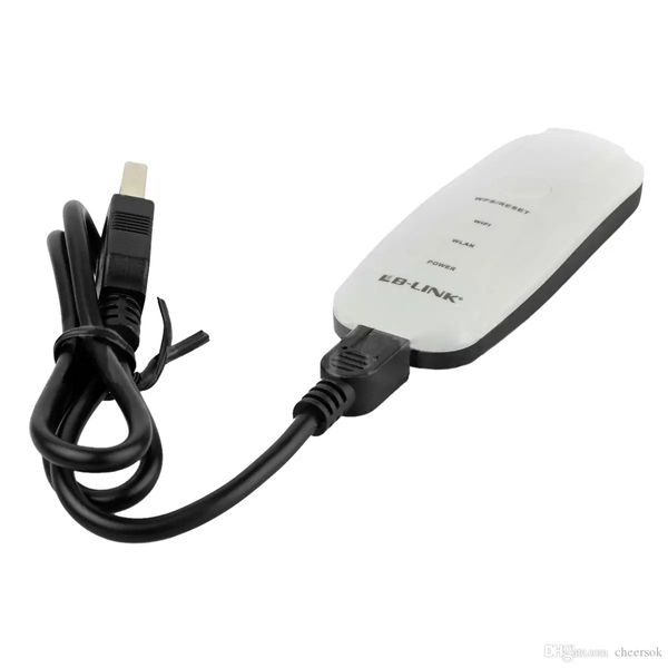 Roteters WiFi Bridge Client USB Wireless Rede Adaptador para Xbox 360 PS3 Dream Box