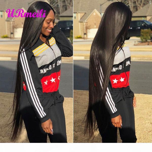 

brazilian virgin hair weave bundles with frontal straight human hair weave bundles with closure 9a human hair 3 4 bundles with frontal, Black;brown
