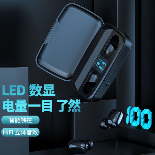 

a10s wirels bluetooth headset 5.0 in ear sports headset black technology