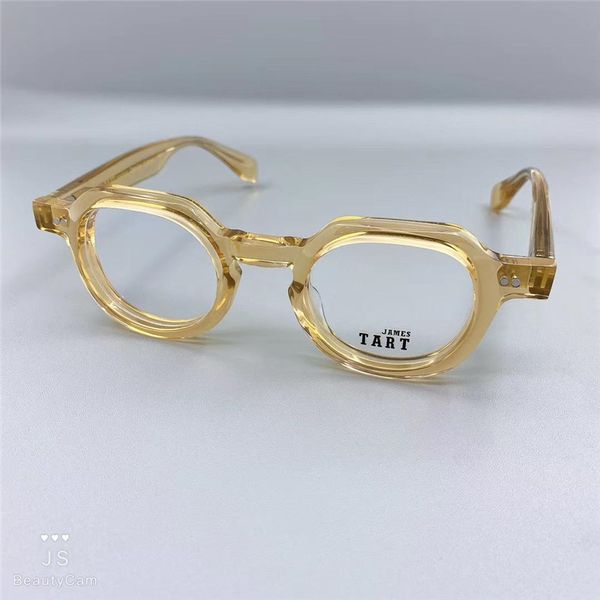 

tart men women classic optical glasses rectangle titanium plank frame goggles simple atmosphere style glasses with watch case, White;black