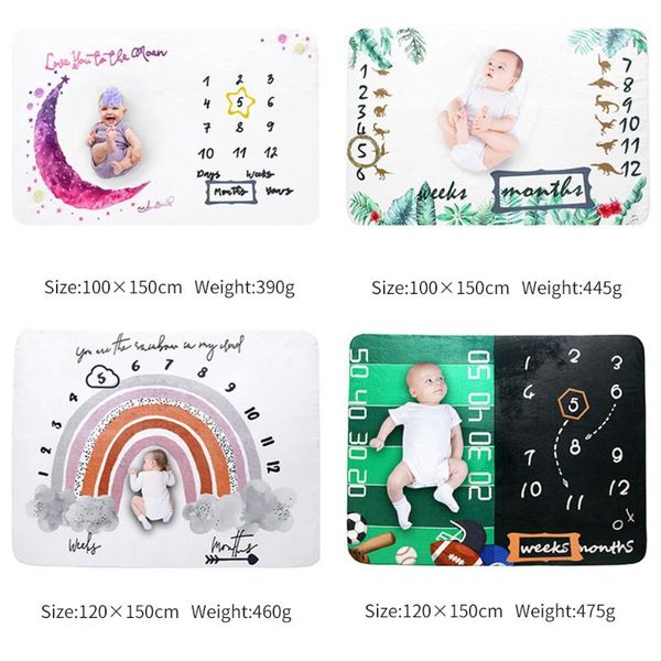

milestone pgraphy props newborn baby pgraphy blanket monthly growth blanket background cloth commemorate rug