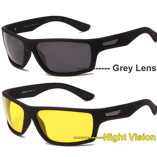 

2021 Polarized Sunglasses Men's Driving Goggle Classic Male Fishing Sun Glasses Anti Glare UV400 Eyewear Gafas E201, White;black