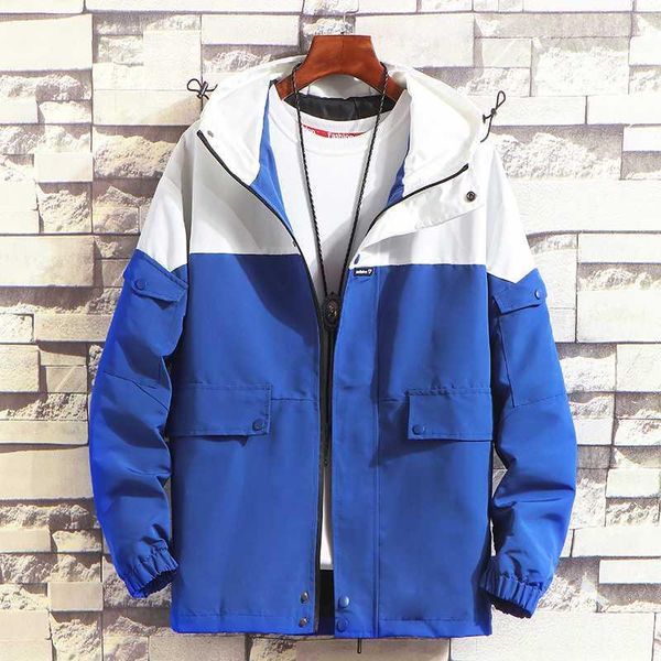 

2020 brand mens autumn jackets new trend handsome embroidery hooded jacket and coat men casual tooling jacket male1, Black;brown