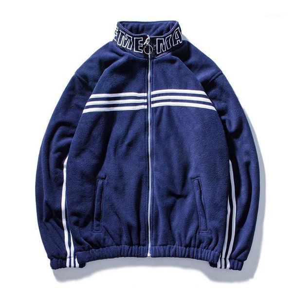 

lawfoo country tide original autumn and winter new letter embroidery sports stand collar coat bf couple stand collar jacket1, Black;brown