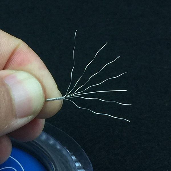 

1 шт. рыболовная стальная проволока рыболовные линии 10 м max power 7 strands super мягкие проволочные линии крышки с пластиковым водонепрон