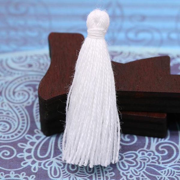 

10pc mini pure cotton tassels diy home textile curtain clothing pendant tassel crafts handmade making tassels fabric decor h jllrma
