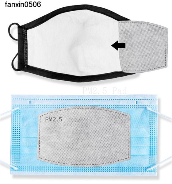 

three mask 50pieces filter pm2.5 layers disposable original pads replacement mask