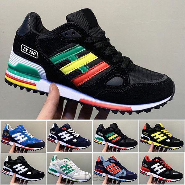 

2020 wholesale editex originals zx750 sneakers zx 750 for men and women athletic breathable casual shoes size 36-45 jk5g, Black