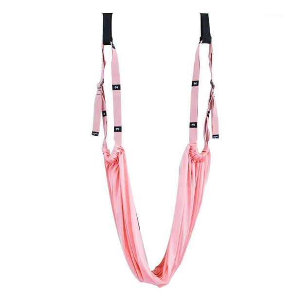

resistance bands 200kg load aerial yoga set decompression hammock stretch belt lower waist trainer door double chuck handstand inverted rope