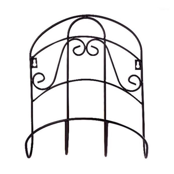 

storage rack wall mounted sturdy tidy hanger universal decorative water pipe organizer garden hose holder retro iron reel1