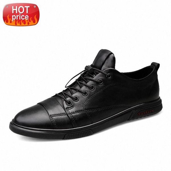 

men's leather sneakers fashion casual mens cowhide shoes handmade soft breathable moccasins flats men's loafers #tg1w