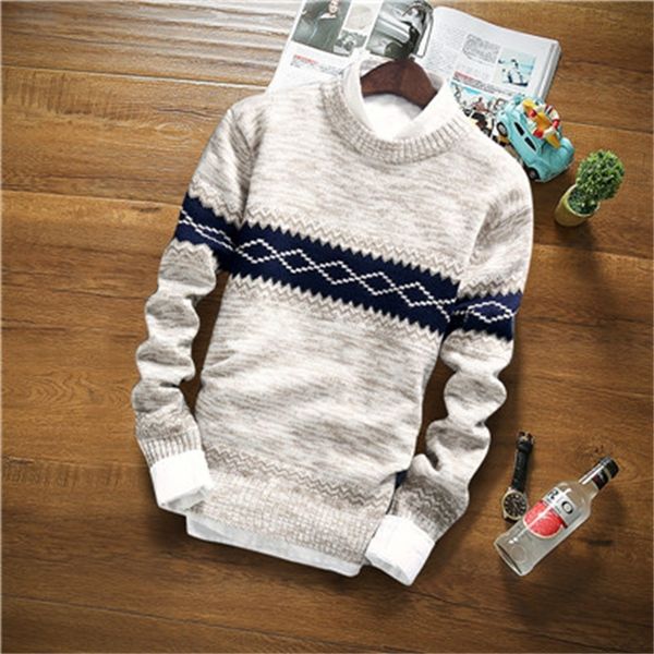 

зогаа бакланы серые свитера пуловеры мужчины длинные трикотажные рубашки высококачественный зимний свитер теплый морской мужчина пальто млад, Black