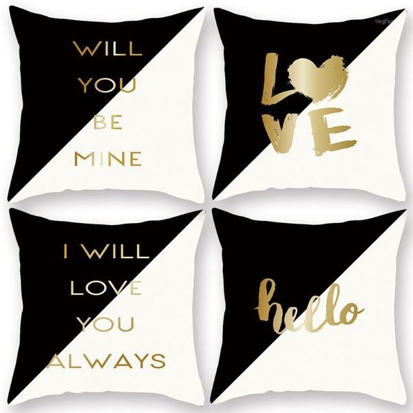 

pillow case print polyester sofa car cushion cover home decor happy valentines1