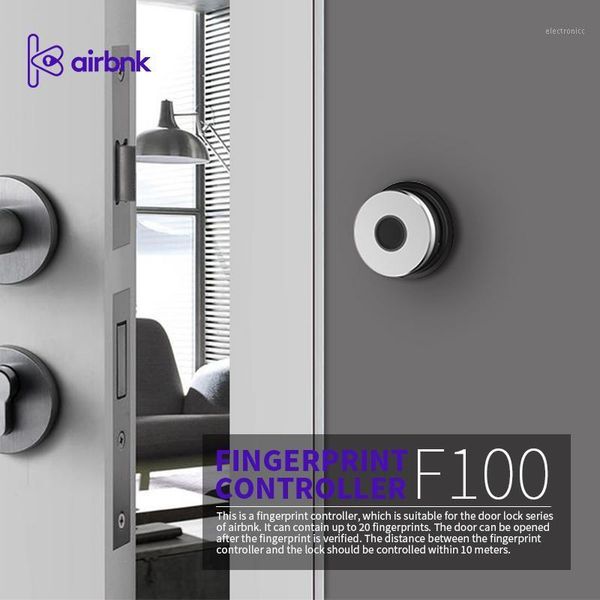 

airbnk f100 fingprint recognition device door access control system for m500 m300 smart lock fingerprint device1