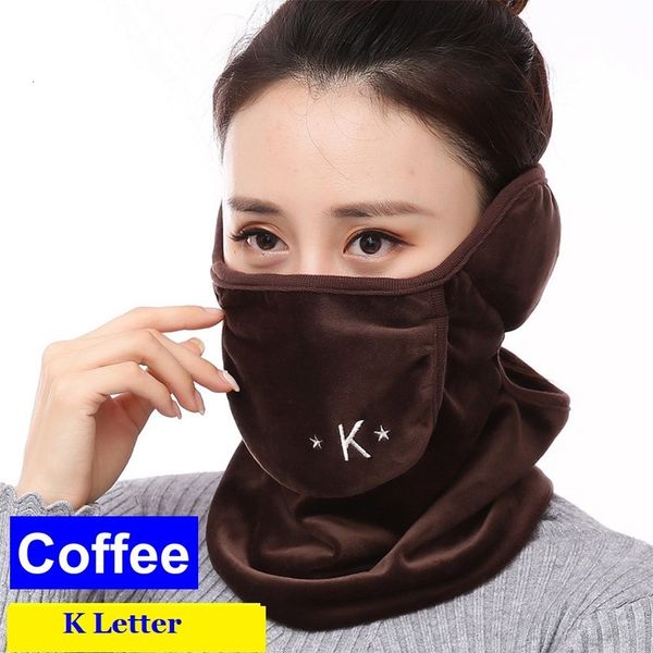 

earmuffs new designer women glip face ear neck guard bid embroidered winter outdoor cyling biker ski rider mask cot