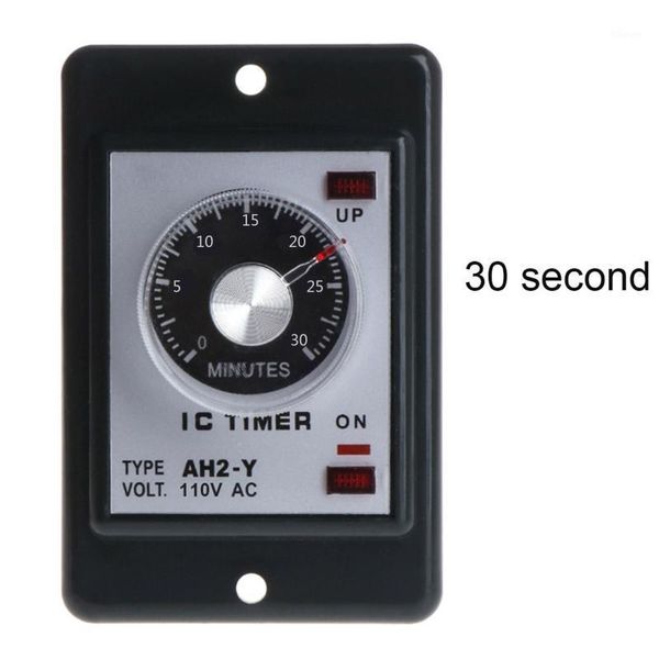 

timers power on delay timer time relay device 1/10/30 seconds 10/30 minutes ac110v ah2y1